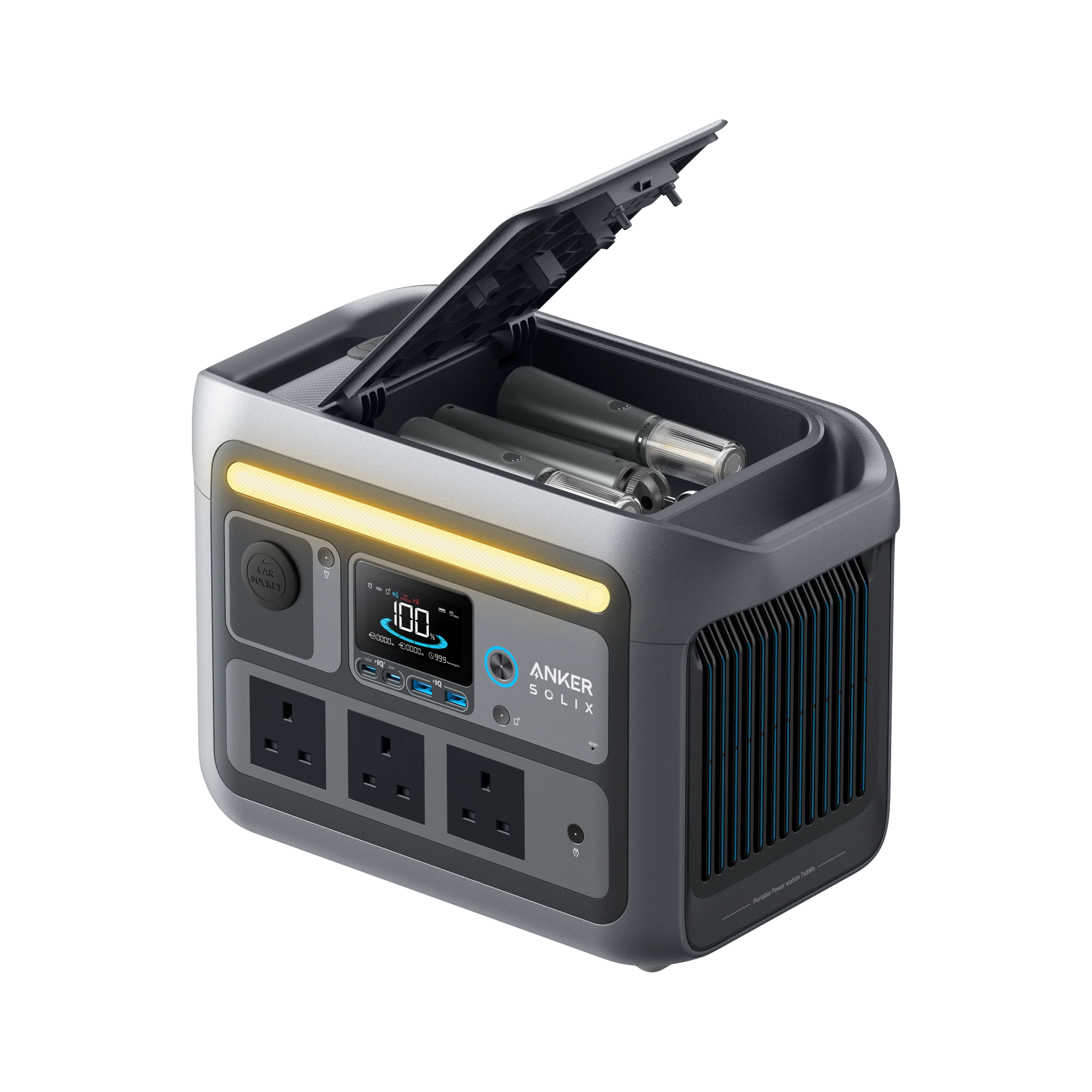 Anker SOLIX C800 Plus Portable Power Station 768Wh | 1200W - A17542Z1