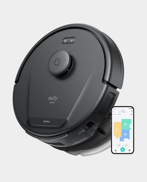 Anker Eufy L60 Hybrid Robot Vacuum 50000Pa* Suction Power Wi-Fi Bluetooth Black T2268V11
