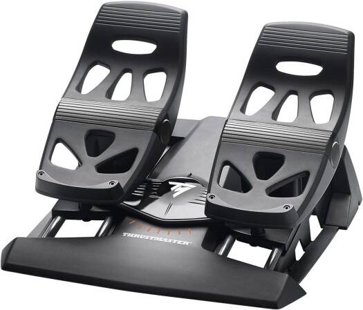 Thrustmaster T.Flight Rudder Pedals, S.M.A.R.T Ruder, 4 Slide Rails, Ecosystem Ready, For PC, PS4 and XBOX Compatible Platforms Black